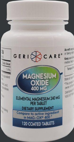 Magnesium Oxide, 400 Mg