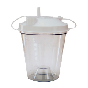 800CC Disposable Suction Canister And Lid