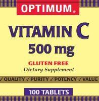 Vitamin C Tabs, 500mg