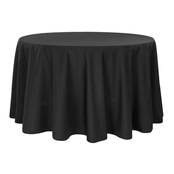 Tablecloth – Round, Black