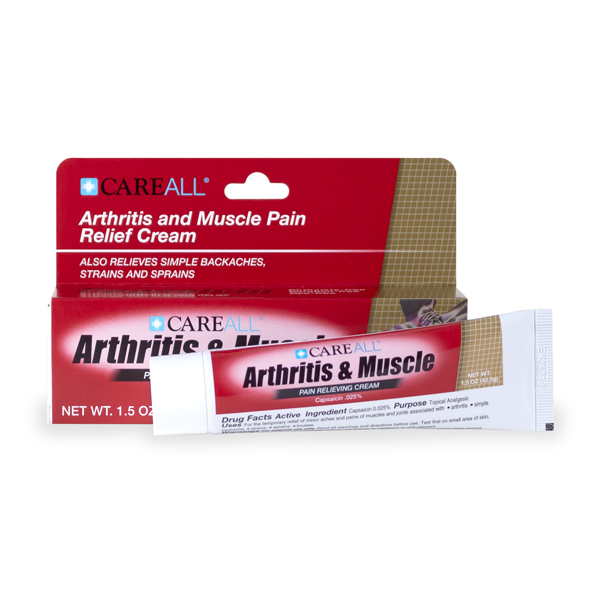 Arthritis & Muscle Cream, Capsaicin