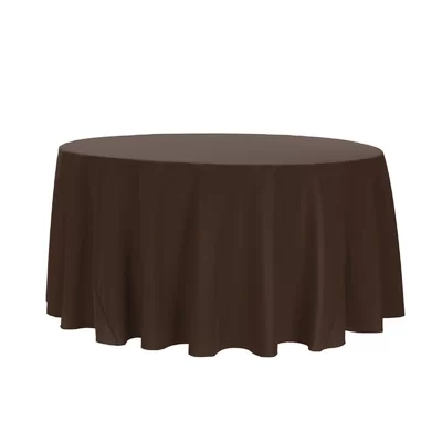 Tablecloth – Round, Chocolate