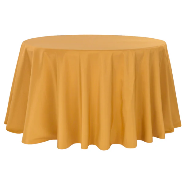 Tablecloth – Round, Gold