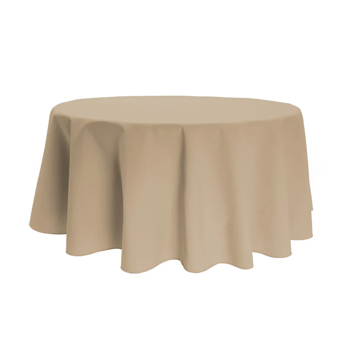 Sandalwood Tablecloth 64″ Round