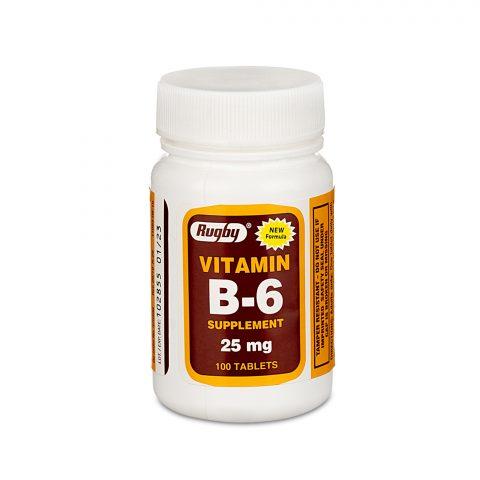 Vitamin B-6, 25mg