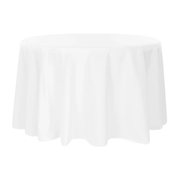 Tablecloth – Round, White