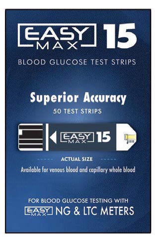 EasyMax LTC Glucose Test Strips