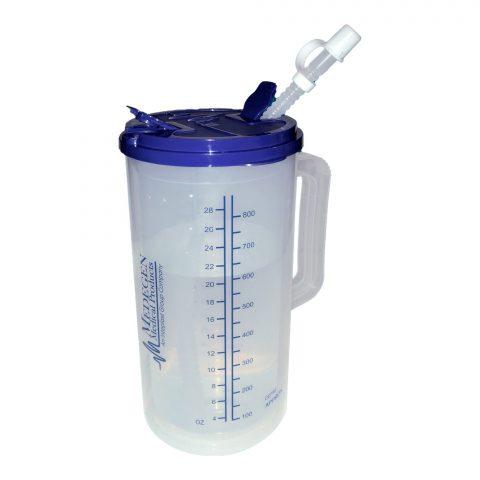 Water Pitcher, 32oz, Graduated Clear